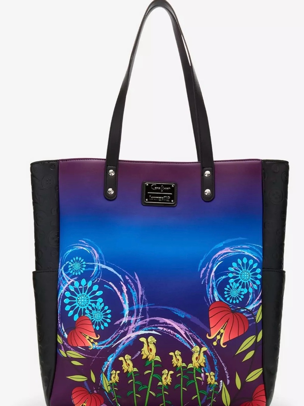 Loungefly Coraline  Garden Floral Glow-In-The-Dark Tote Bag  🆕🆕🆕🆕 - Picture 3 of 4